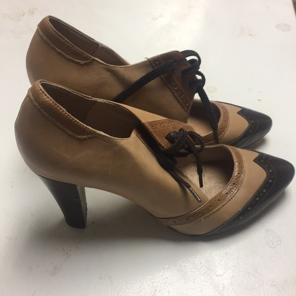 Top End leather high heeled shoes - Picture 2 of 4